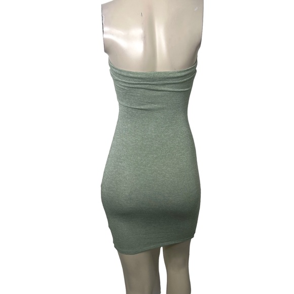 Mint Tennis Tube Knit Mini Dress - Picture 4 of 7